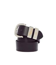 Load image into Gallery viewer, R.M.Williams Drover Belt - Black – Polished Nickel