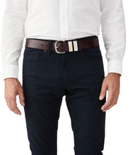 Load image into Gallery viewer, R.M.Williams Drover Belt - Chestnut – Polished Nickel