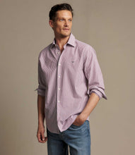 Load image into Gallery viewer, R.M.Williams Sommers Poplin Stripe Shirt - Rust