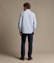 Load image into Gallery viewer, R.M.Williams Sommers Poplin Stripe Shirt - White Blue