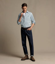 Load image into Gallery viewer, R.M.Williams Sommers Poplin Stripe Shirt - Pine