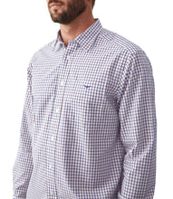 Load image into Gallery viewer, R.M.Williams Collins Shirt - Navy/Burgundy/White