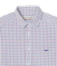 Load image into Gallery viewer, R.M.Williams Collins Shirt - Navy/Burgundy/White