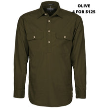Load image into Gallery viewer, MENS - PILBARA CLOSED FRONT WORKSHIRT