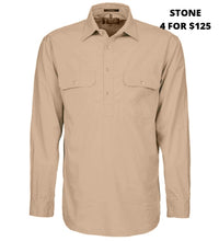 Load image into Gallery viewer, MENS - PILBARA CLOSED FRONT WORKSHIRT