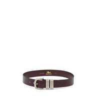 Load image into Gallery viewer, R.M.Williams Drover Belt - Chestnut – Brushed Nickel

