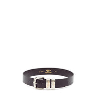Load image into Gallery viewer, R.M.Williams Drover Belt - Black – Polished Nickel
