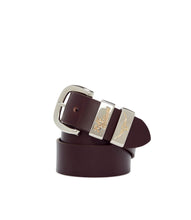 Load image into Gallery viewer, R.M.Williams Drover Belt - Chestnut – Polished Nickel
