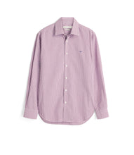 Load image into Gallery viewer, R.M.Williams Sommers Poplin Stripe Shirt - Rust
