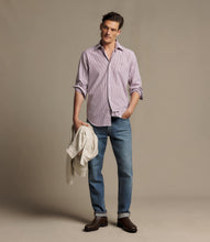 Load image into Gallery viewer, R.M.Williams Sommers Poplin Stripe Shirt - Rust
