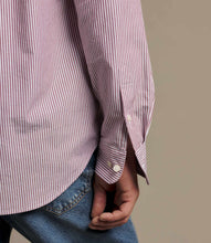 Load image into Gallery viewer, R.M.Williams Sommers Poplin Stripe Shirt - Rust
