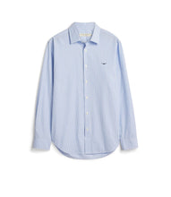 Load image into Gallery viewer, R.M.Williams Sommers Poplin Stripe Shirt - White Blue
