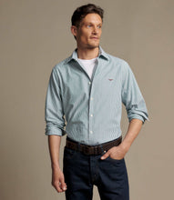 Load image into Gallery viewer, R.M.Williams Sommers Poplin Stripe Shirt - Pine
