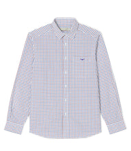 Load image into Gallery viewer, R.M.Williams Collins Shirt - Navy/Burgundy/White

