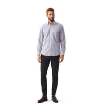 Load image into Gallery viewer, R.M.Williams Collins Shirt - Navy/Burgundy/White
