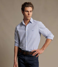 Load image into Gallery viewer, R.M.Williams Newland Poplin Check Shirt - Navy
