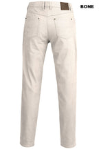 Load image into Gallery viewer, MENS - COTTON STRETCH JEANS - WHISKEY/WHEAT/VINTAGE GREY/BONE
